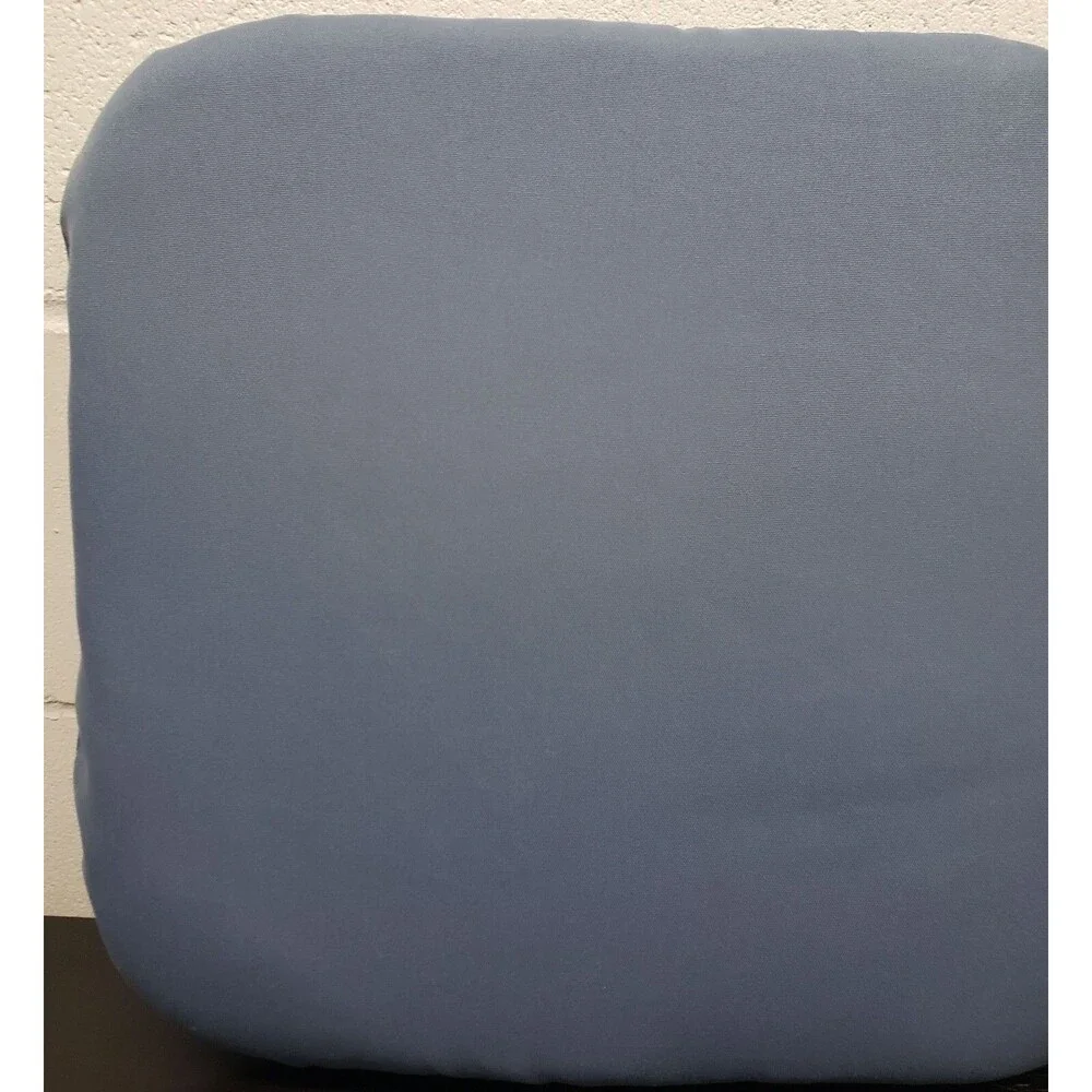 SET OF 2 THICK REVERSIBLE IN/OUTDOOR CUSHION CHAIR PADS (18x20